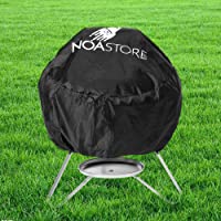 Noa Store Cubierta para parrilla de barbacoa con cordón compatible con Weber Jumbo Joe Gold modelo de mesa de 45-72 cm